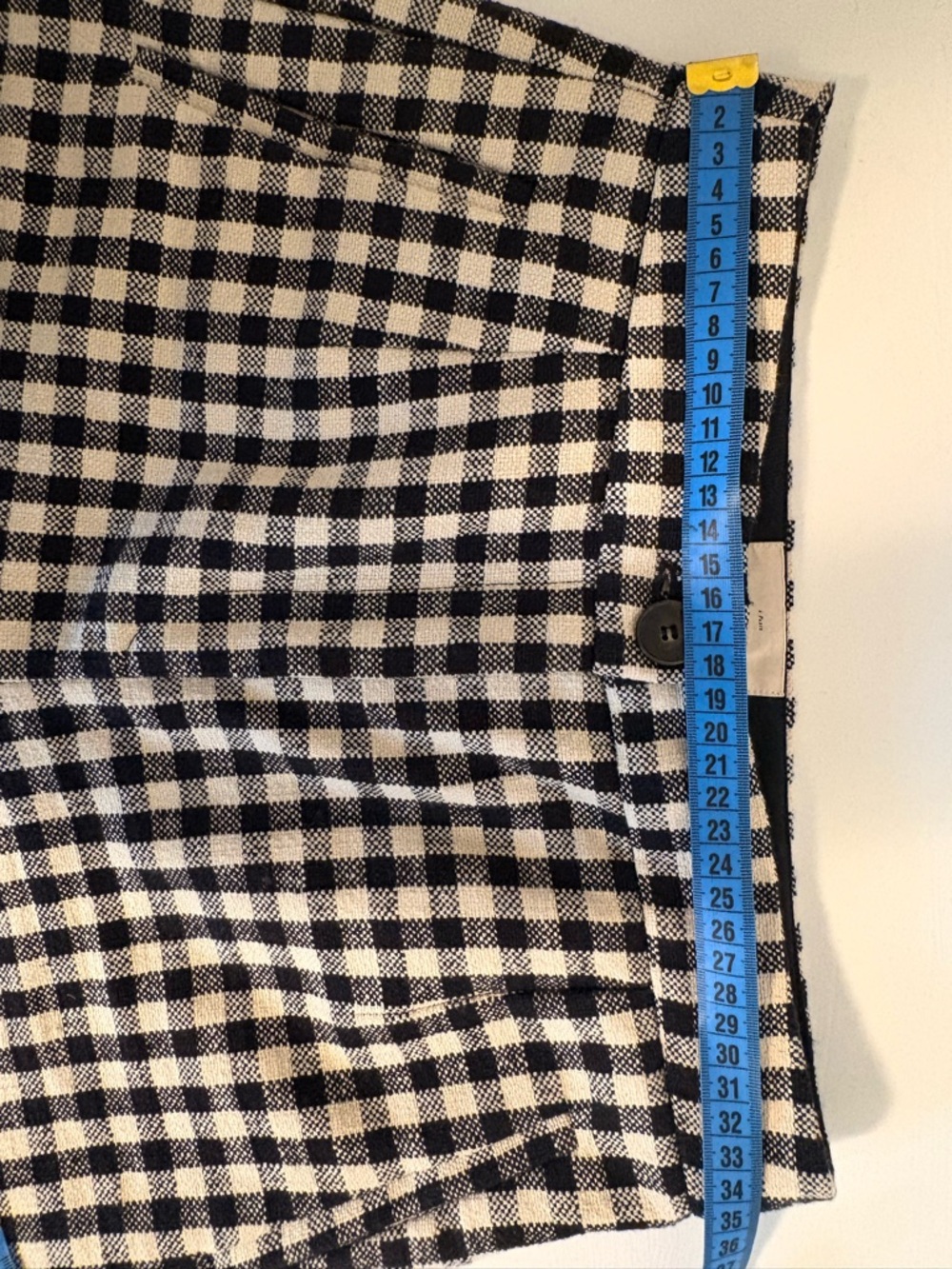 SEZANE MARTIN CROP TROUSERS
Black and Ecru Gingham 36 - Picture 11 of 13
